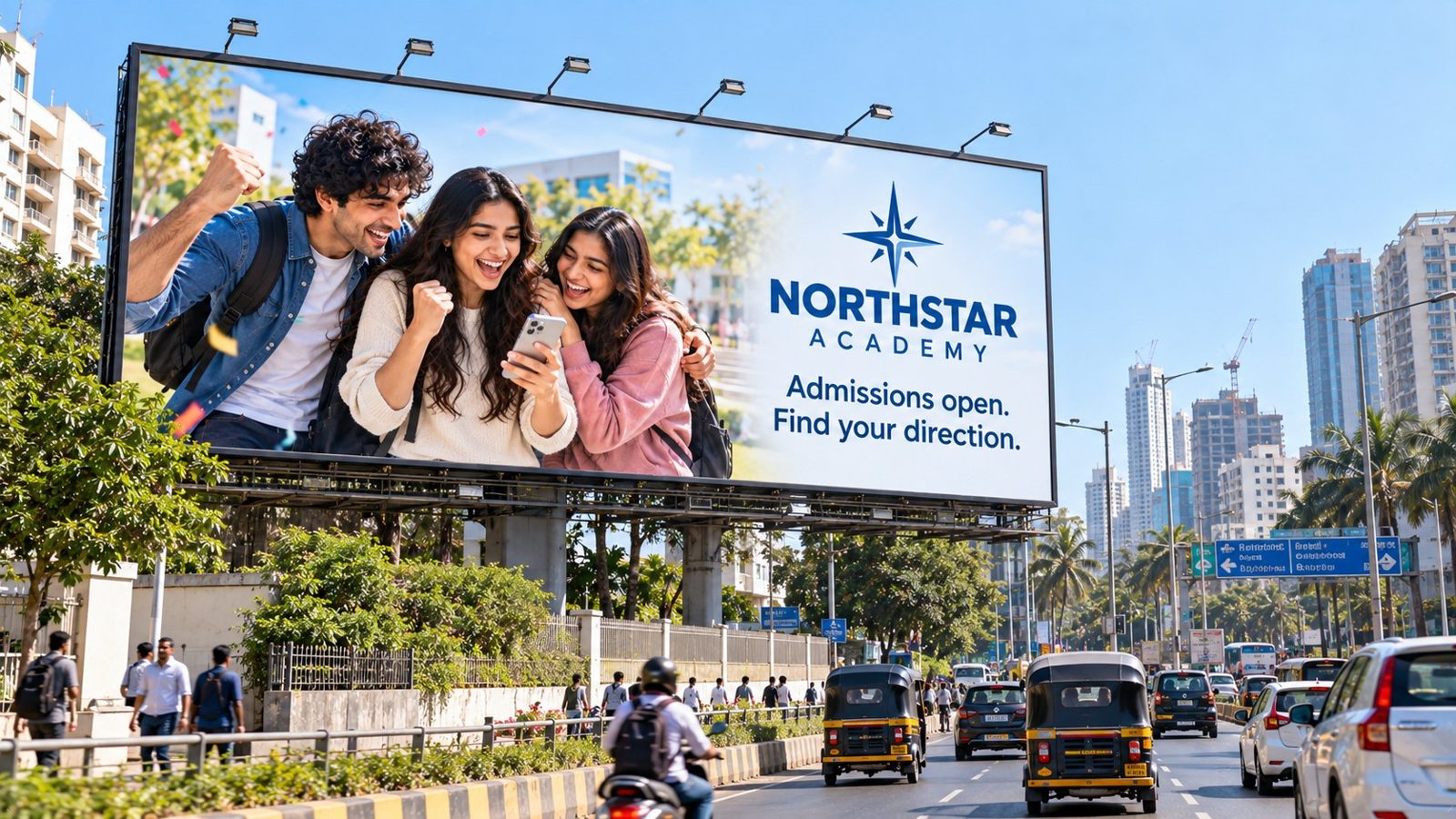 Northstar Academy billboard creative