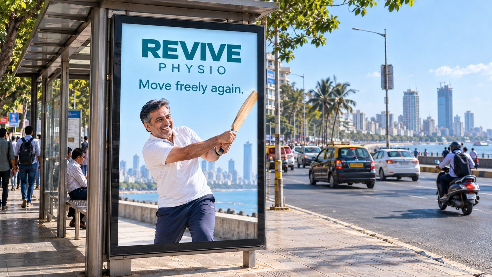 Revive Physio billboard creative