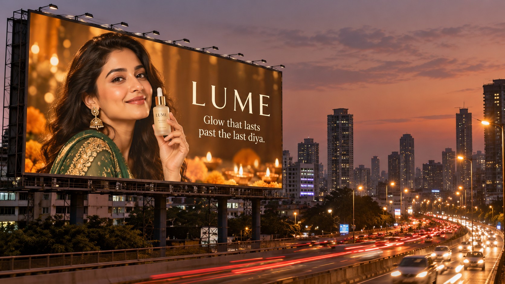 Lume Skin outdoor billboard