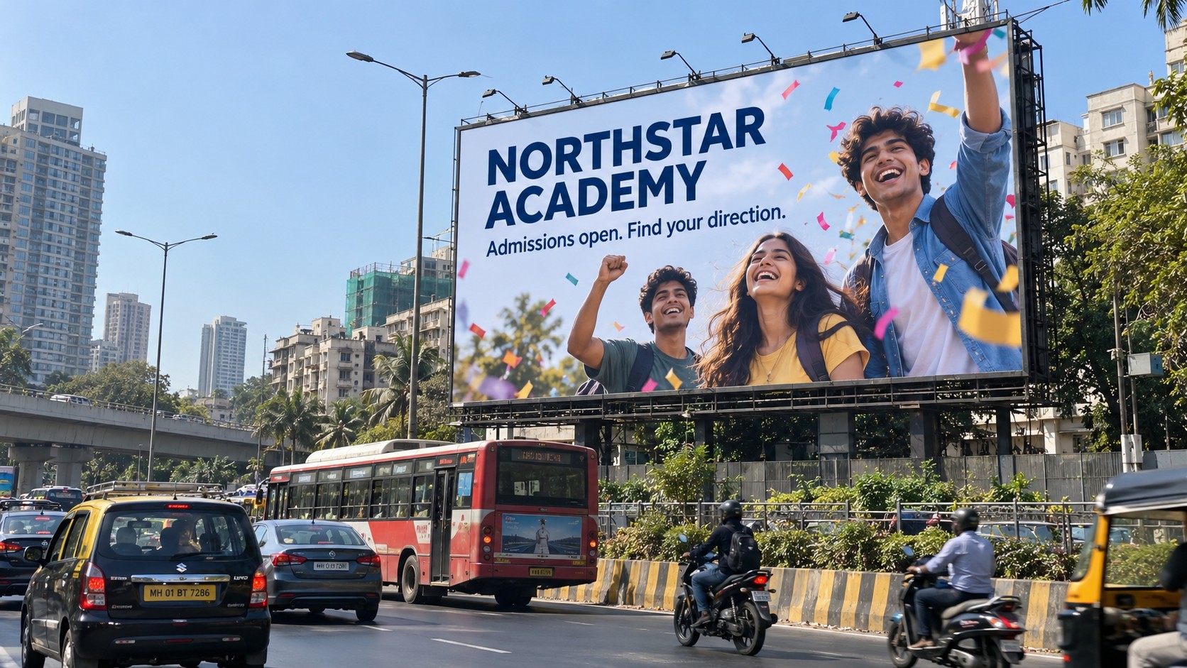 Northstar Academy outdoor billboard
