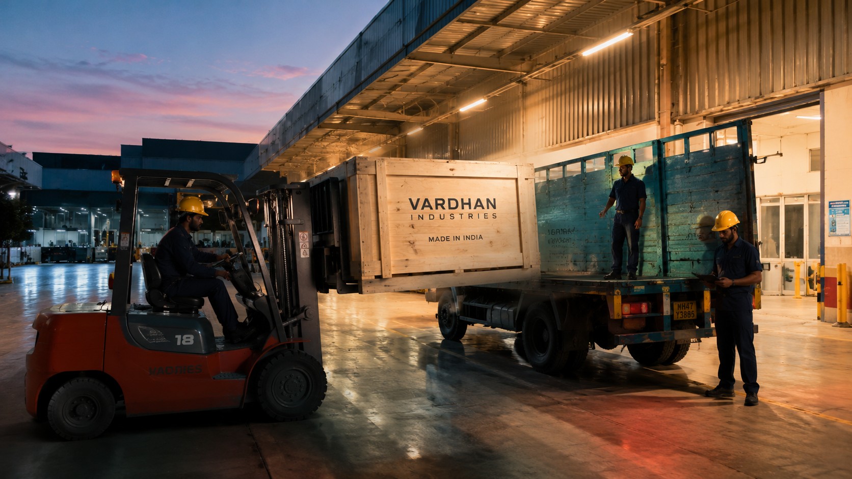 Vardhan Industries ad creative
