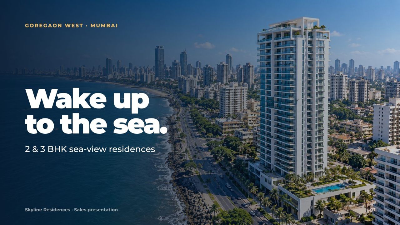 Skyline Residences · Sales deck slide 1